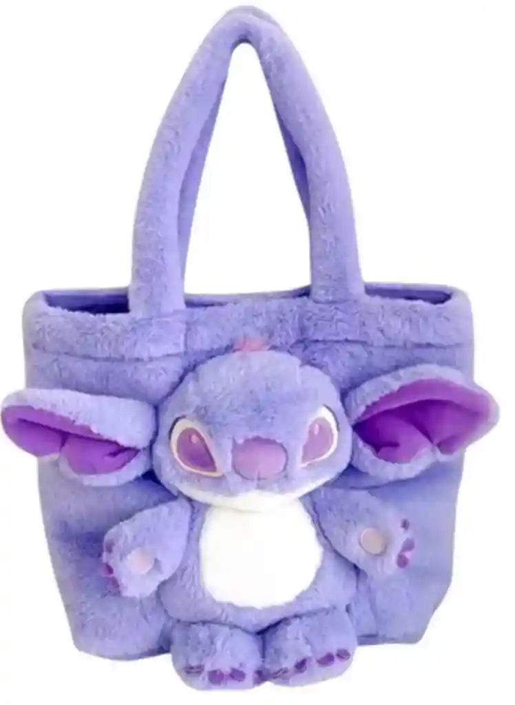 Bolso De Mano Stitch Morado