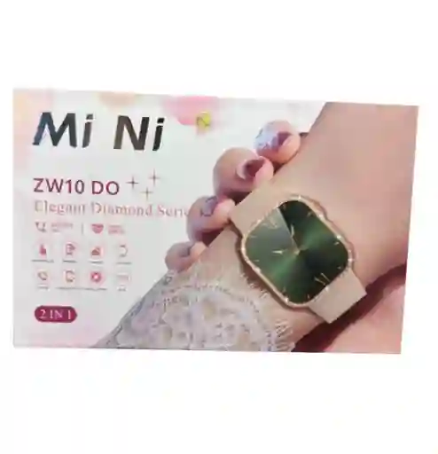 Reloj Smart Watch Mini Zw10 Do / 2 In 1 / Elegant Diamond Series / De Lujo