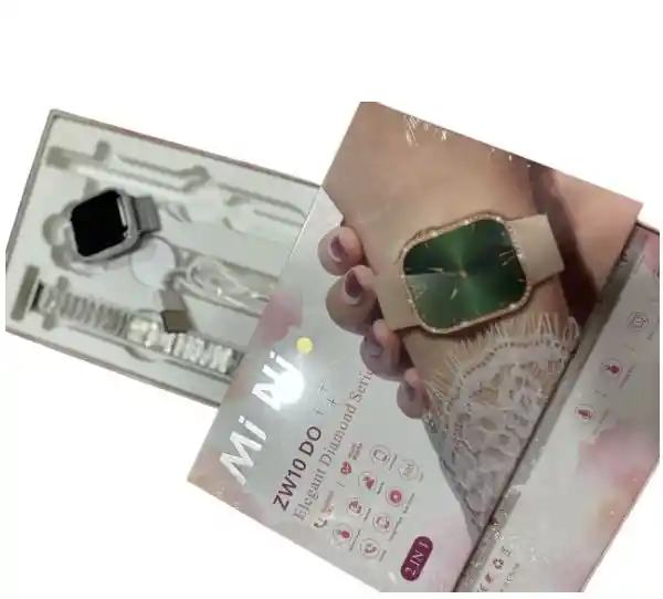 Reloj Smart Watch Mini Zw10 Do / 2 In 1 / Elegant Diamond Series / De Lujo