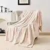 Cobija Sherpa Ovejera 3d Nubes Doble 190x210 Cm Beige