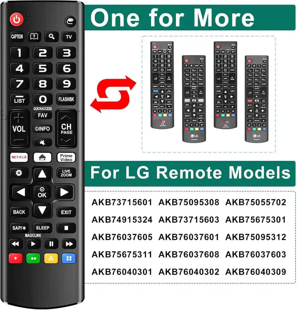 Control Remoto Lg Universal