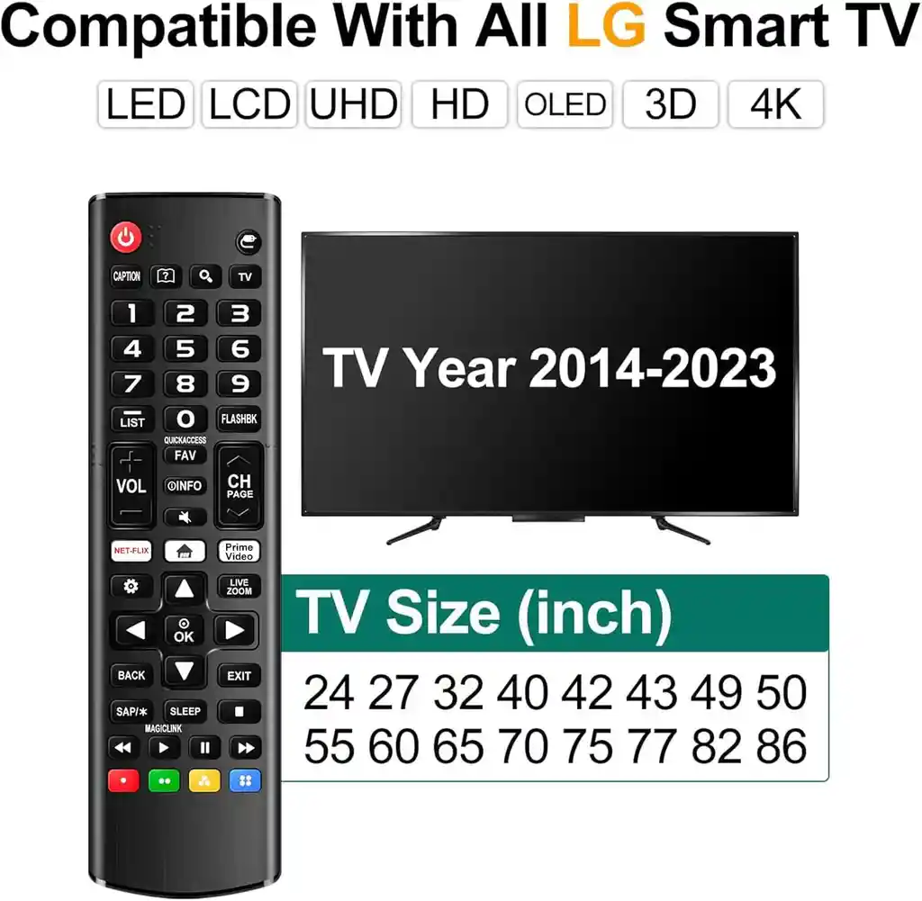 Control Remoto Lg Universal