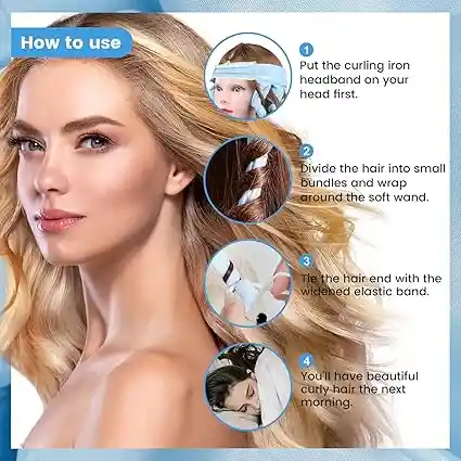 Rizador De Cabello Sin Calor Pulpo Diadema