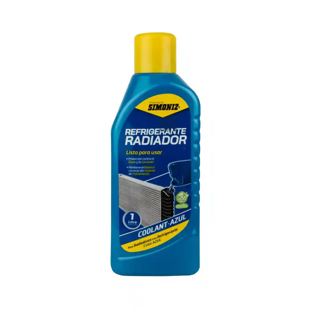 Líquido Refrigerante De Radiador Azul Simoniz - 1.000ml