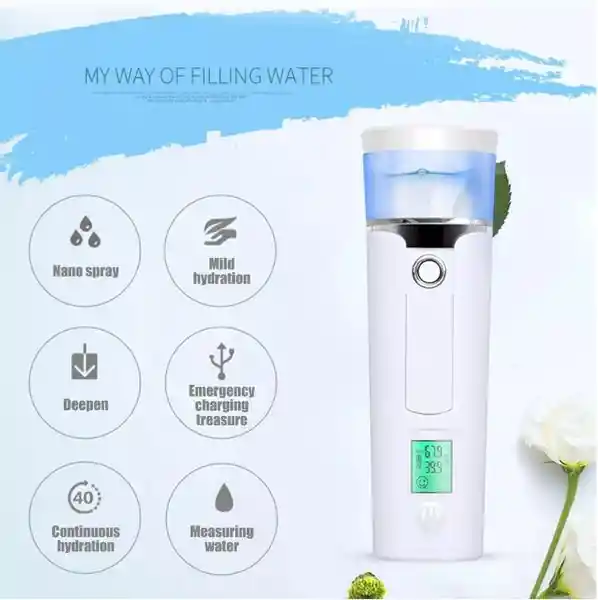 Vaporizador Facial Portátil Humidificador
