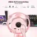 Maono Micrófono Dinámico Pd200x Con Brazo Color Rosa