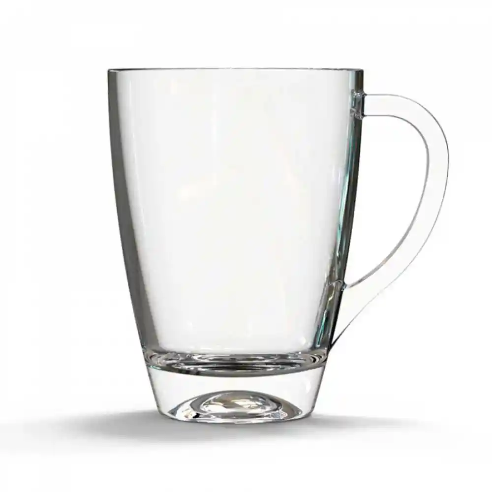 Mug Taza Cristar Pergamino 312 Ml 3 Und En Vidrio