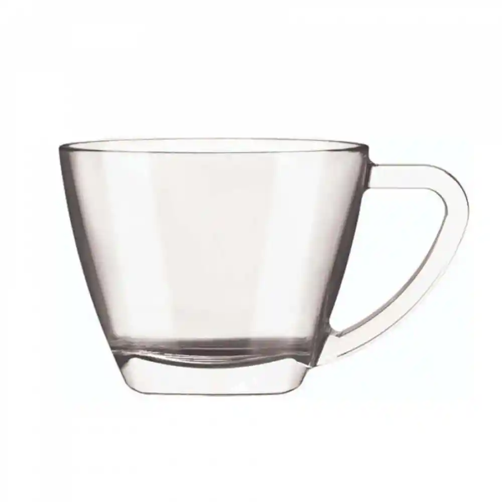 Mug Taza Cristar Bourbon 239 Ml 3 Und En Vidrio