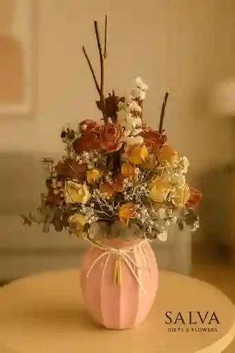 Florero Rosas Eternas