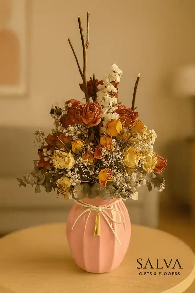 Florero Rosas Eternas
