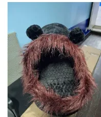 Cama Iglu Con Orejas Y Pelo De Leon