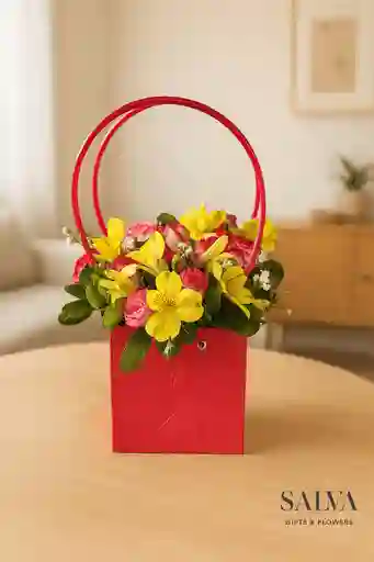 Cartera Floral Salva