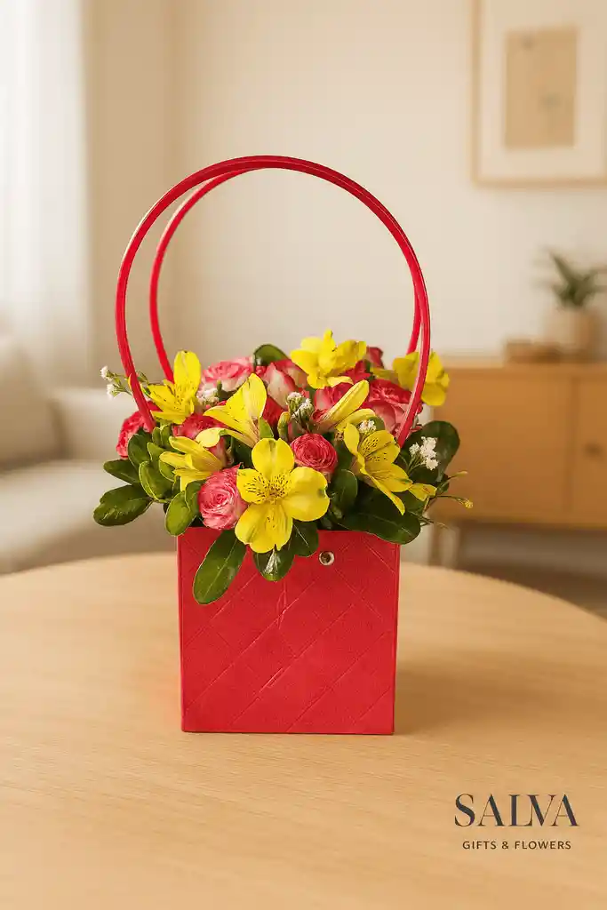Cartera Floral Salva