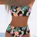 Conjunto De Bikini De Mujer Con Top De Tubo, Talla M