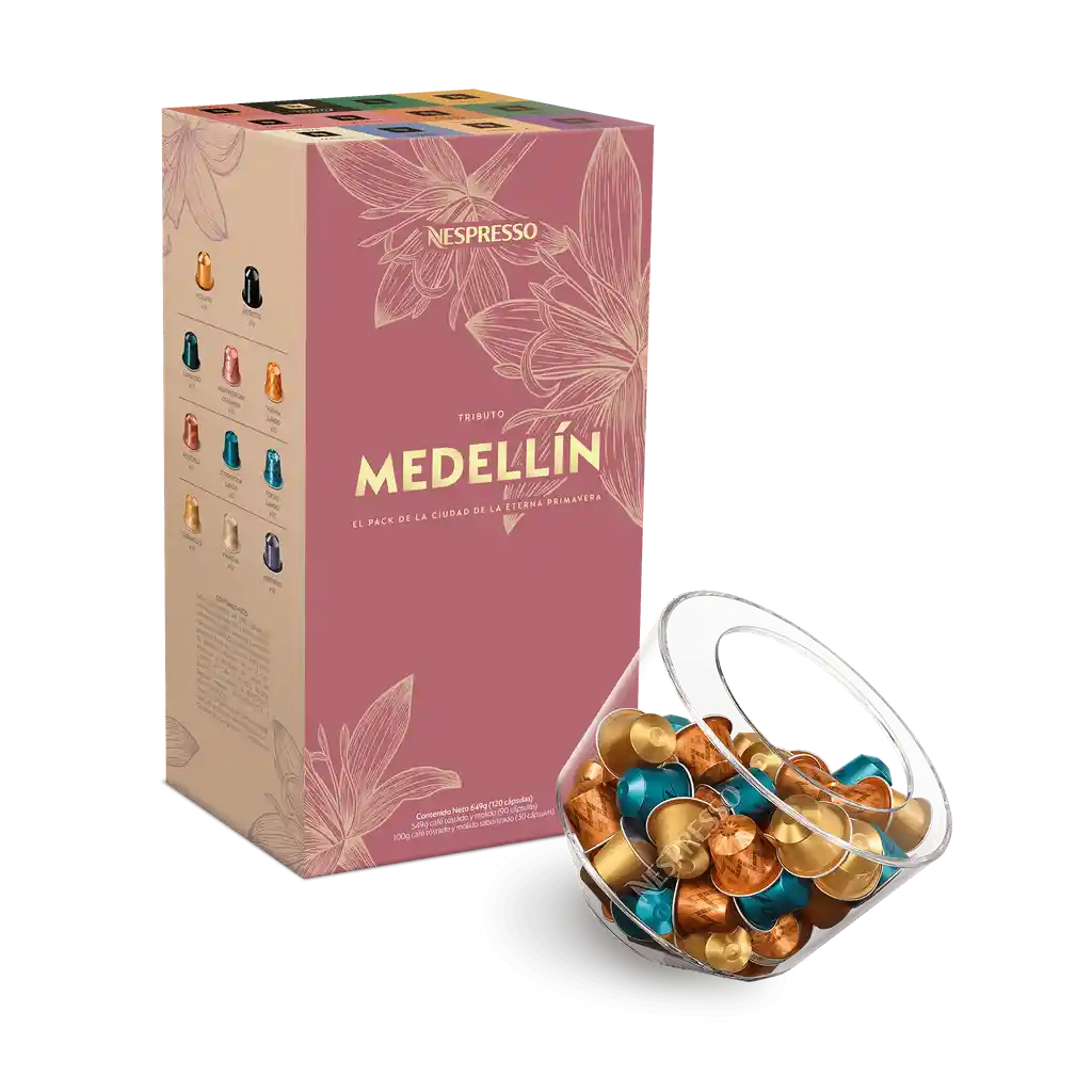 Pack Medellin X 100 Cápsula Original Nespresso