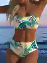 Conjunto De Bikini De Mujer Con Top De Tubo, Talla Xl