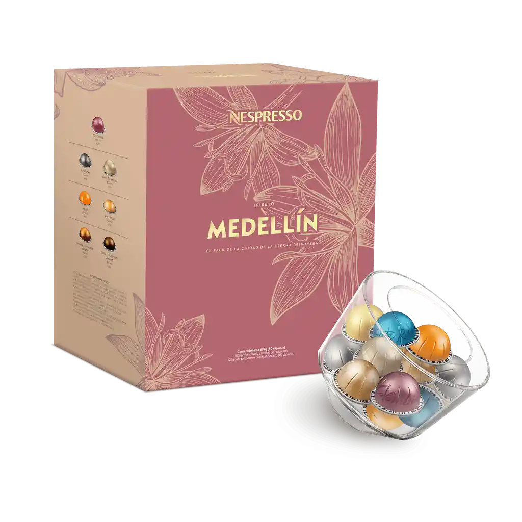 Pack Medellin X 80 Cápsula Vertuo Nespresso
