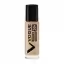 	 Base Líquida Vogue Resist 30 Horas Porcelana 30ml