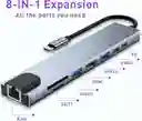 Adaptador Multi-puerto 8 En 1 Multifuncional