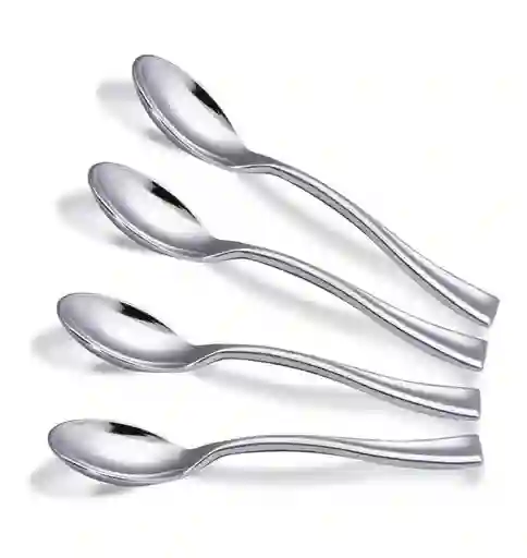 Cucharita Plateada Miniatura 10 Cms X 30 Unds