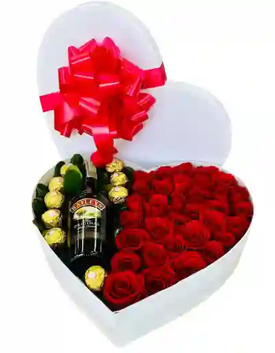 Caja De Rosas Gold