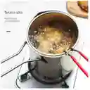Olla Freidora De Acero Inoxidable + Cesta