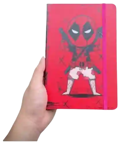 Agenda Libreta Diario Cuaderno Escolar Deadpool