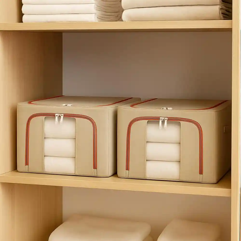 Caja De Almacenamiento S Beige