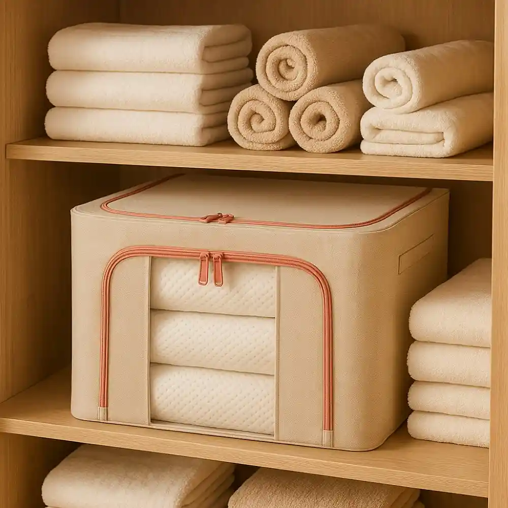 Caja De Almacenamiento Xxl Beige