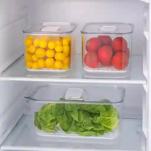 Contenedores De Refrigerador Set X 3