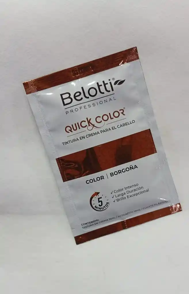 Tintura En Crema Para El Cabello, Borgoña