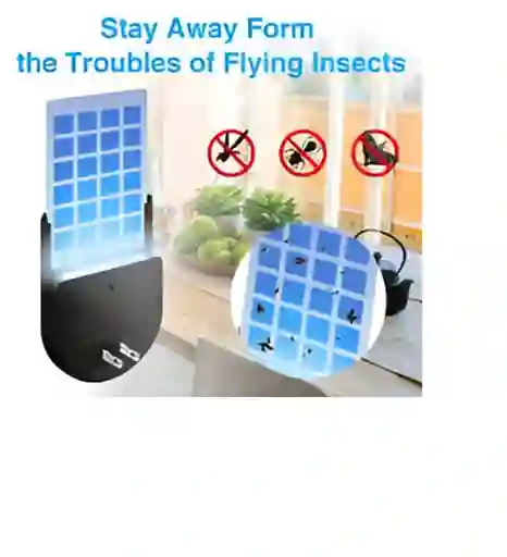 Lampara Adehesiva Mata Mosquitos