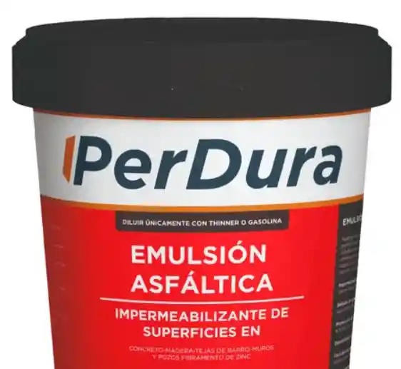 1/4 Emulsión Asfaltica