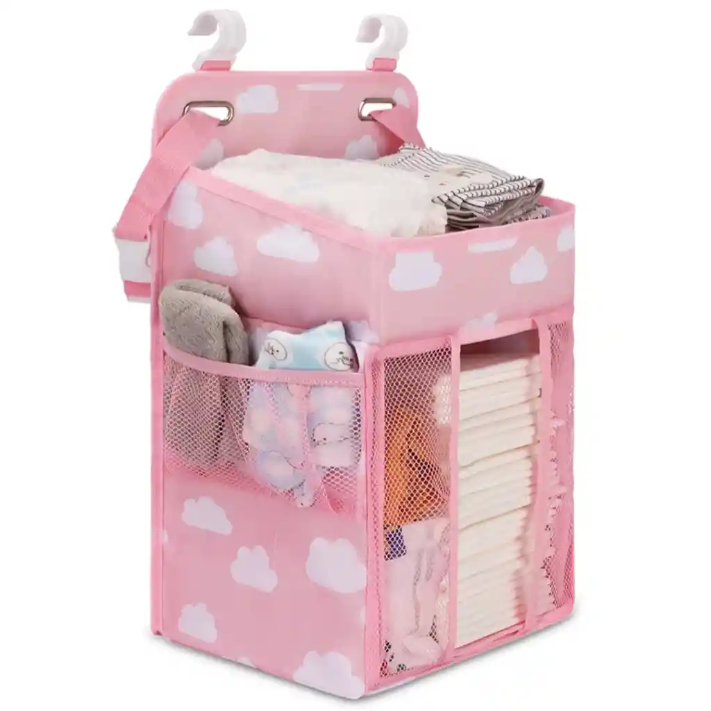 Organizador De Cuna Cy7638 Rosado
