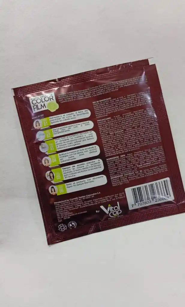 Tintura En Crema Para El Cabello, Castaño