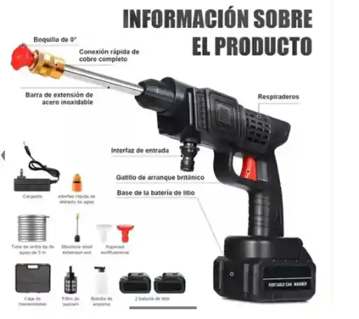 Hidrolavadora Doble Bateria