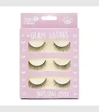 Pestañas Trendy Glam Lashes – Natural Look (3 Pares) ✨