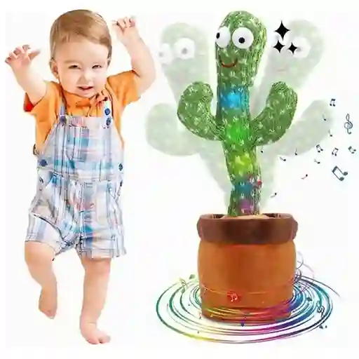 Cactus Con Canción Musical Bailarin