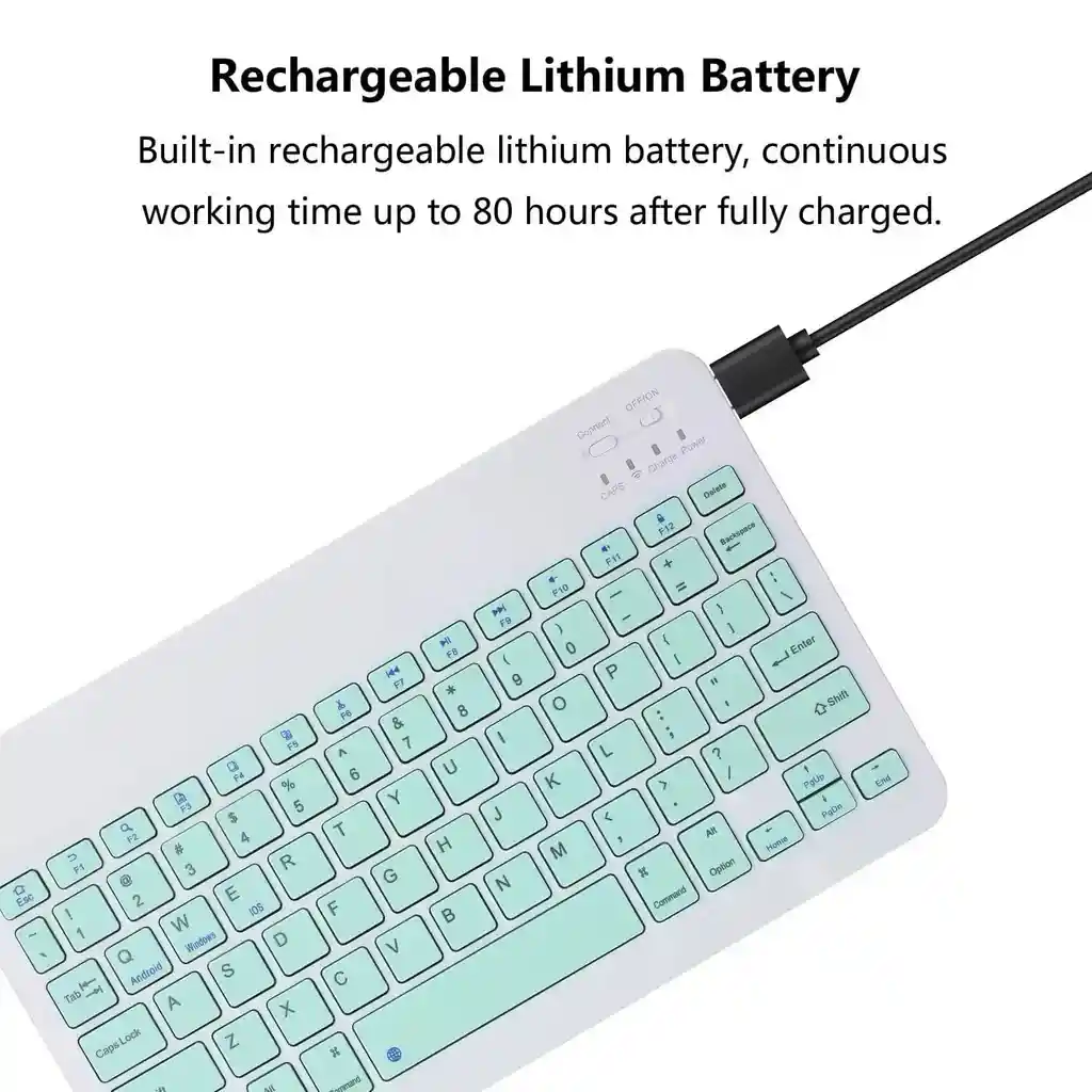 Mini Teclado Inalambrico Bluetooth Laptop Tablet Pc Celular