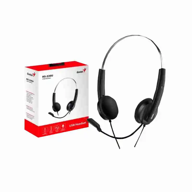 Diadema Usb Hs-220u Negro