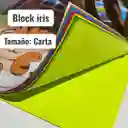Block Iris Tamaño Carta