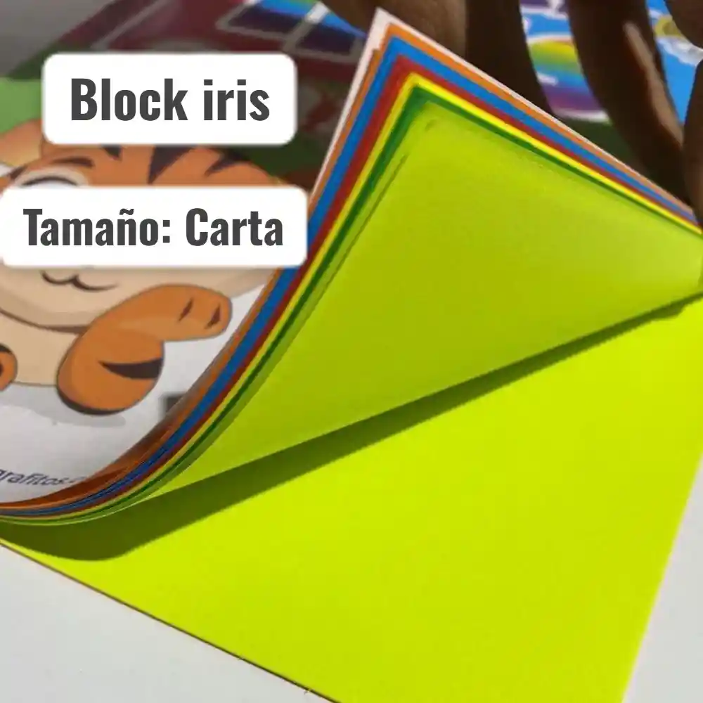 Block Iris Tamaño Carta