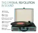 Toca Discos De Vinilo Con Bluetooth De 3 Velocidades