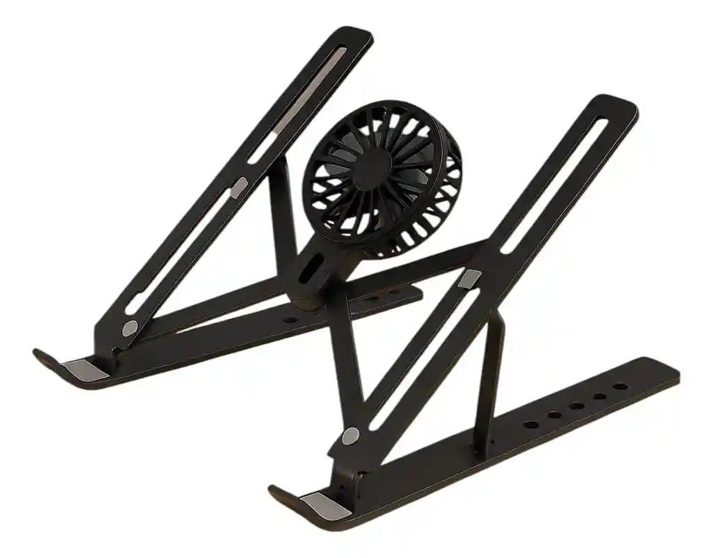 Soporte Portátil Ajustable Con Ventilador Reclinable