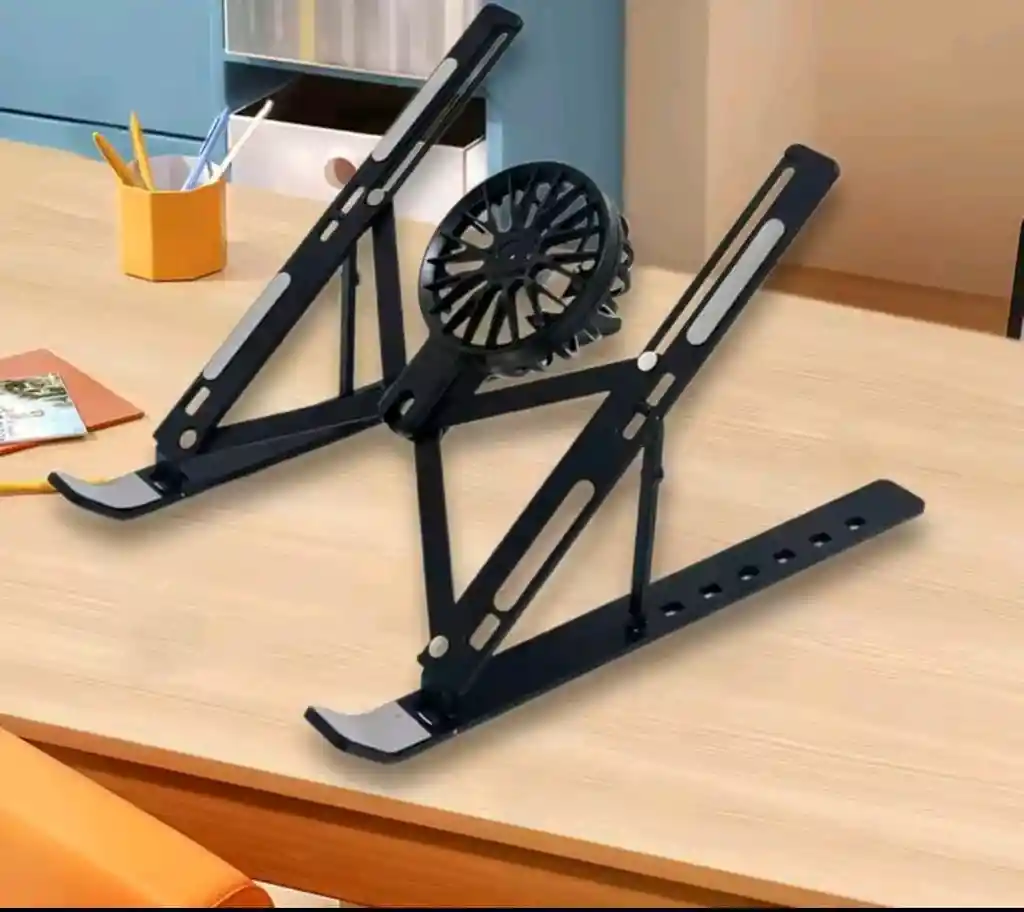 Soporte Portátil Ajustable Con Ventilador Reclinable
