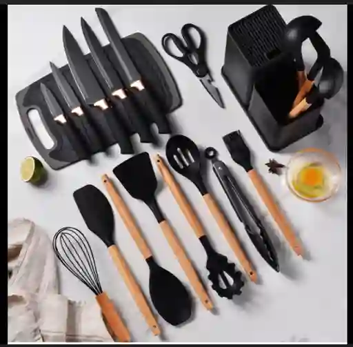 Utensilios De Cocina 19 Piezas