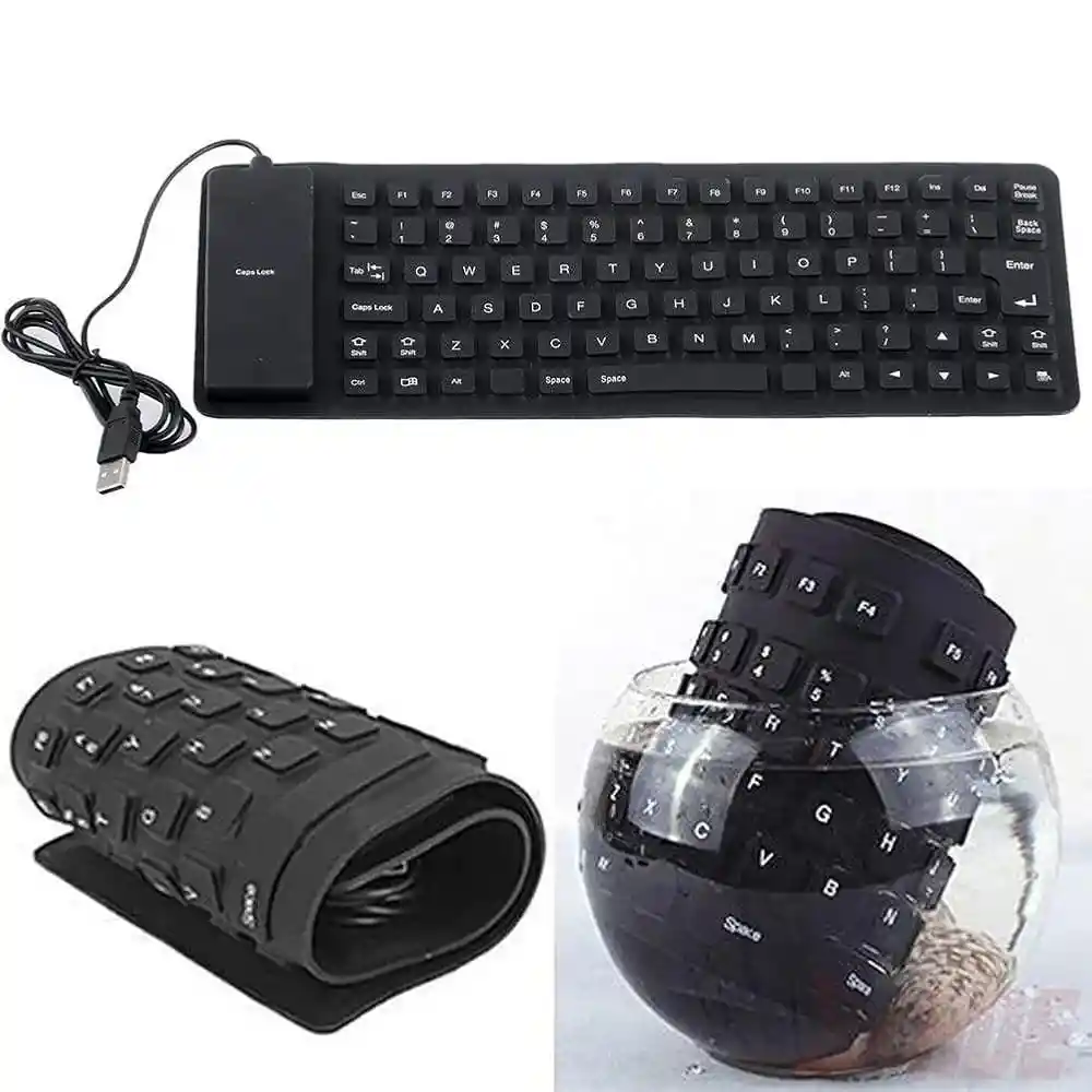 Teclado Felxible Para Computador Tablet Tv Usb