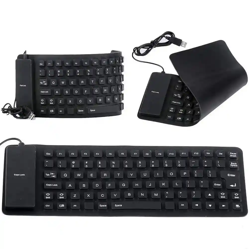 Teclado Felxible Para Computador Tablet Tv Usb