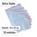 Ziploc Bolsas De 14 X 22 Cm X 10 Und