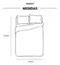 Edredón Cama Sencilla Reversible Ovejero Suave Negro Doble Fas